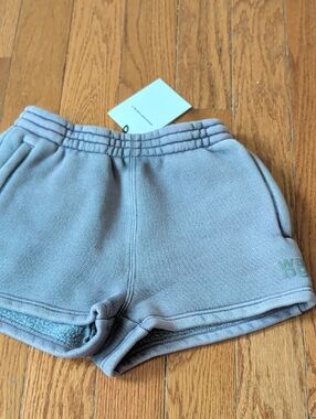 Alexander Wang lilac acid wash terry shorts